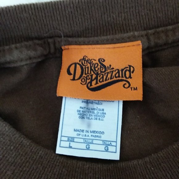 The Dukes of Hazard Graphic T-shirt Women L Brown Short Sleeve Tee - Picture 4 of 7